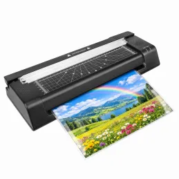 Laminálógép papírvágóval EASY / Fekete