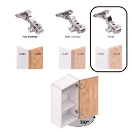 Ajtópánt SLIDE-ON betétes alátéttel