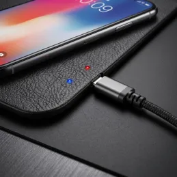 Egérpad vezeték nélküli telefon töltéssel LUXPAD / Fekete