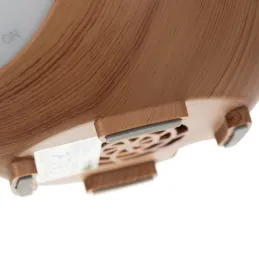 LED ultrahangos párásító távirányítóval DROP / Természetes fa