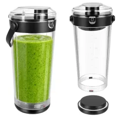 USB elektromos ARIANO turmixgép smoothie-hoz és koktélokhoz 600 ml / Fekete