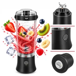 USB elektromos ARIANO turmixgép smoothie-hoz és koktélokhoz 600 ml / Fekete