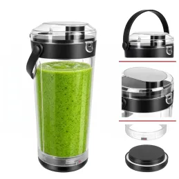 Pót tartály USB elektromos turmixgéphez ARIANO 600 ml / Fekete