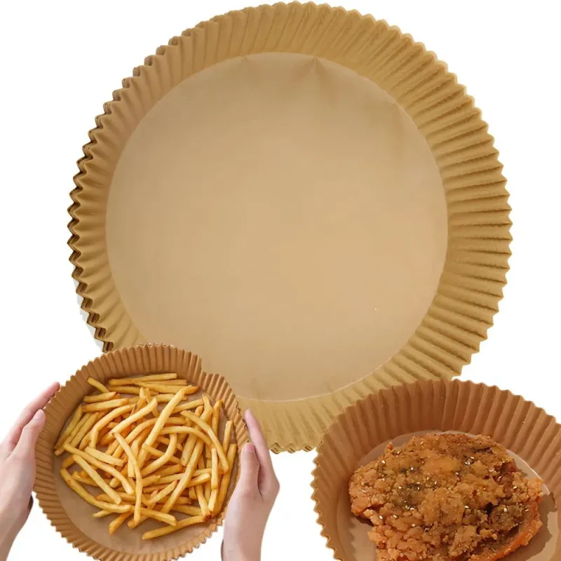 50 db-os kerek papírbetét szett fritőzhöz