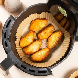 50 db-os kerek papírbetét szett fritőzhöz