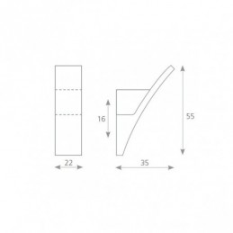 MARCO fogas / Fényes króm