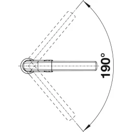 Blanco AVONA S csaptelep / króm / zuhanyfej